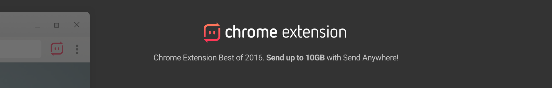 Chrome store banner